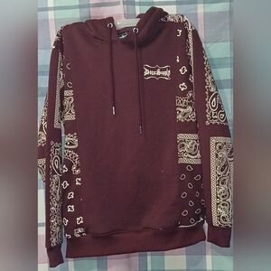 Snopp Dog Brown Paisley Hoodie